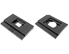 Specialized piezoelectric biaxial translation stage for microscopes, core solution for high-definiti