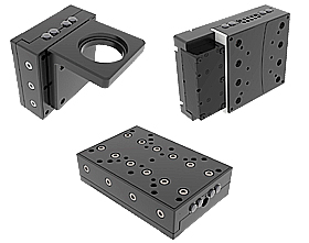 Special piezoelectric height-adjustable platform for lens adjustment, optical lens with precise focu