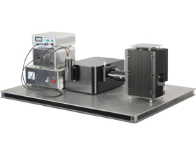Emission spectrum testing system, high-precision global emission spectrum characterization scheme