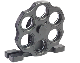 SOFN Optics 7MMF3254S Six-Position Manual Filter Wheel | Compact Rosebud Disc, Zero Offset in Light
